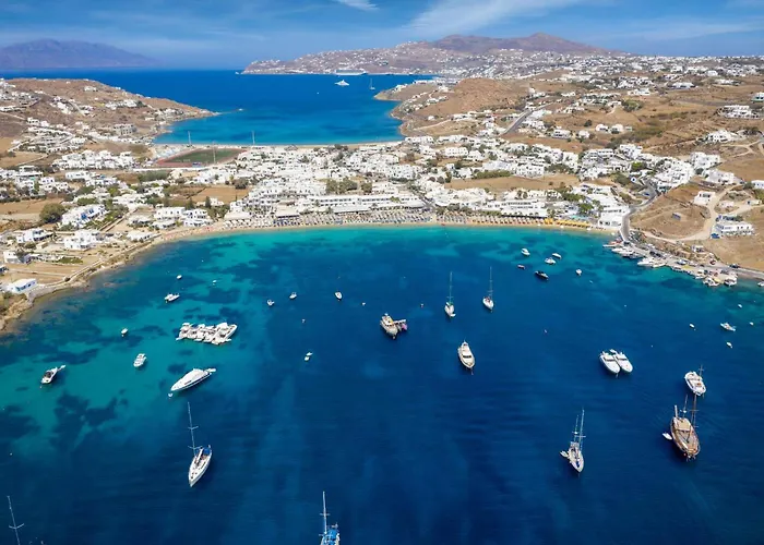 Apartment Beachside 2 Bd Stylish Apt W Private Patio Ornos (Mykonos)