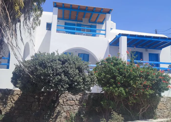 Beachside 2 Bd Stylish Apt W Private Patio Appartement Ornos (Mykonos)